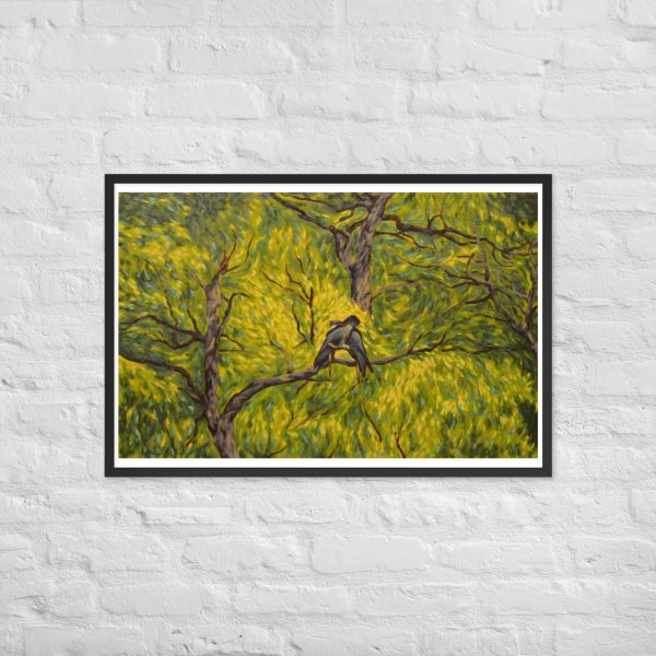 Canopy Cockatoos Framed poster