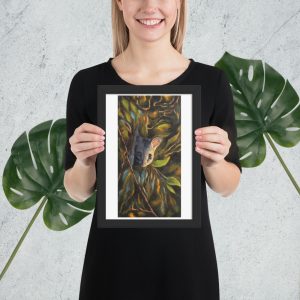 Possum Nocturne Framed poster