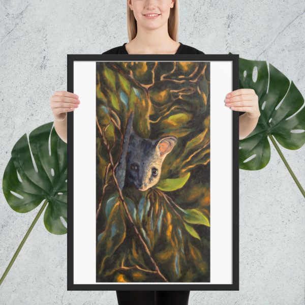 Possum Nocturne Framed poster - Image 2